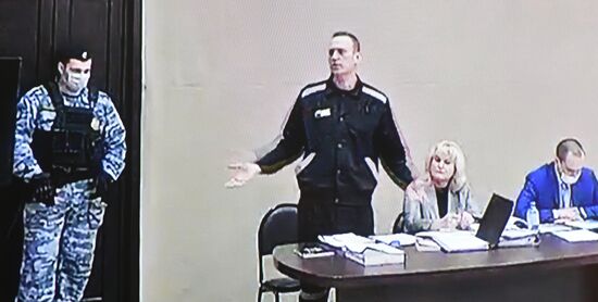 Russia Navalny New Case Trial