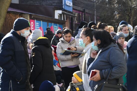 Russia Ukraine Tension Evacuees