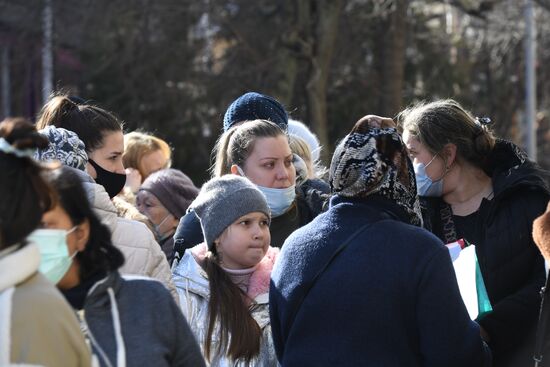 Russia Ukraine Tension Evacuees