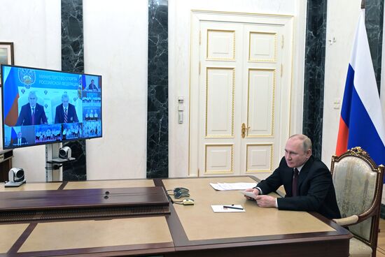 Russia Putin Paralympic Team