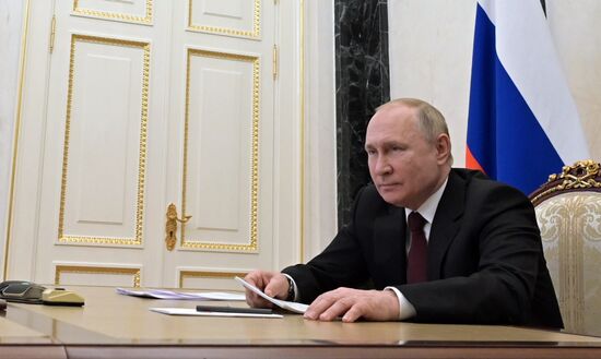 Russia Putin Paralympic Team