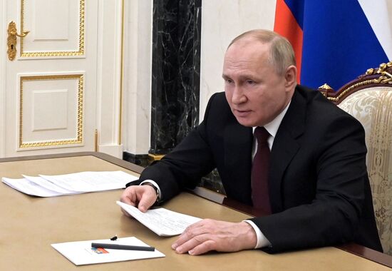 Russia Putin Paralympic Team