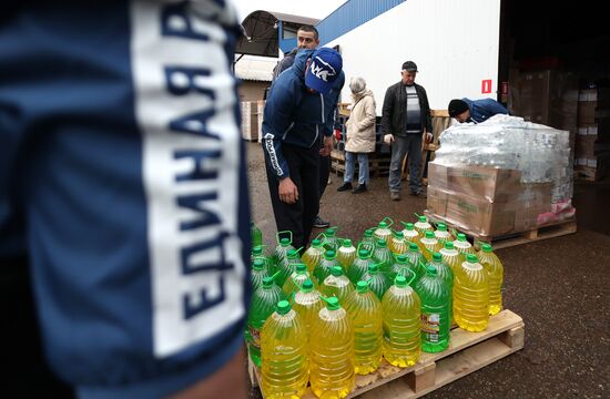 Russia Ukraine Evacuees Humanitarian Aid