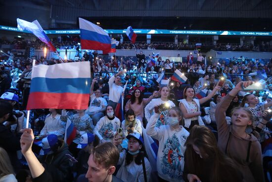 Russia Olympics 2022 Athletes Arrival