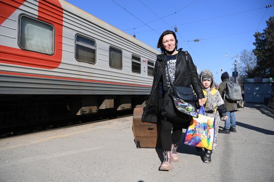 Russia Ukraine Tension Evacuees