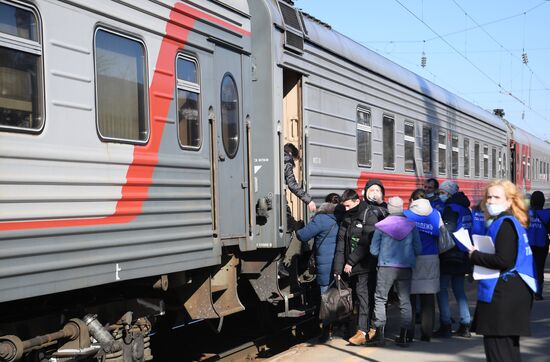 Russia Ukraine Tension Evacuees