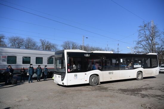 Russia Ukraine Tension Evacuees