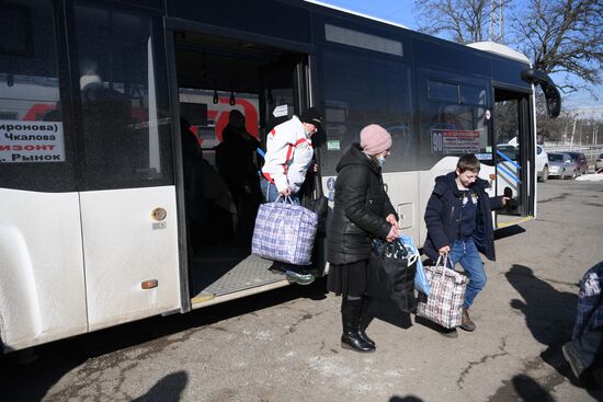 Russia Ukraine Tension Evacuees