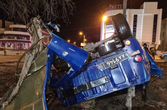 Ukraine LPR Explosion