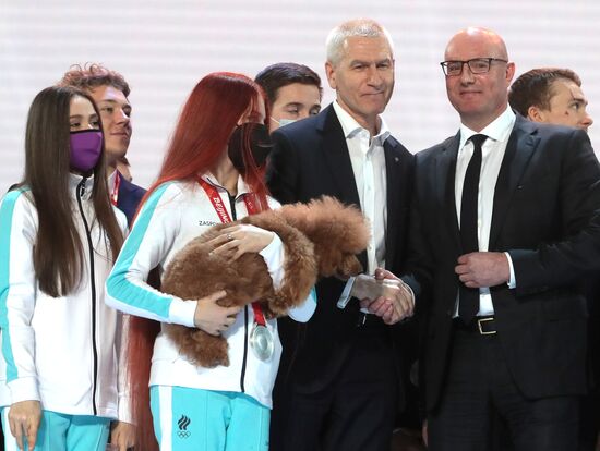 Russia Olympics 2022 Athletes Arrival