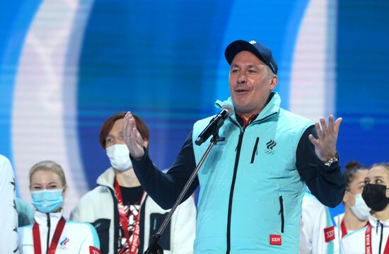 Russia Olympics 2022 Athletes Arrival