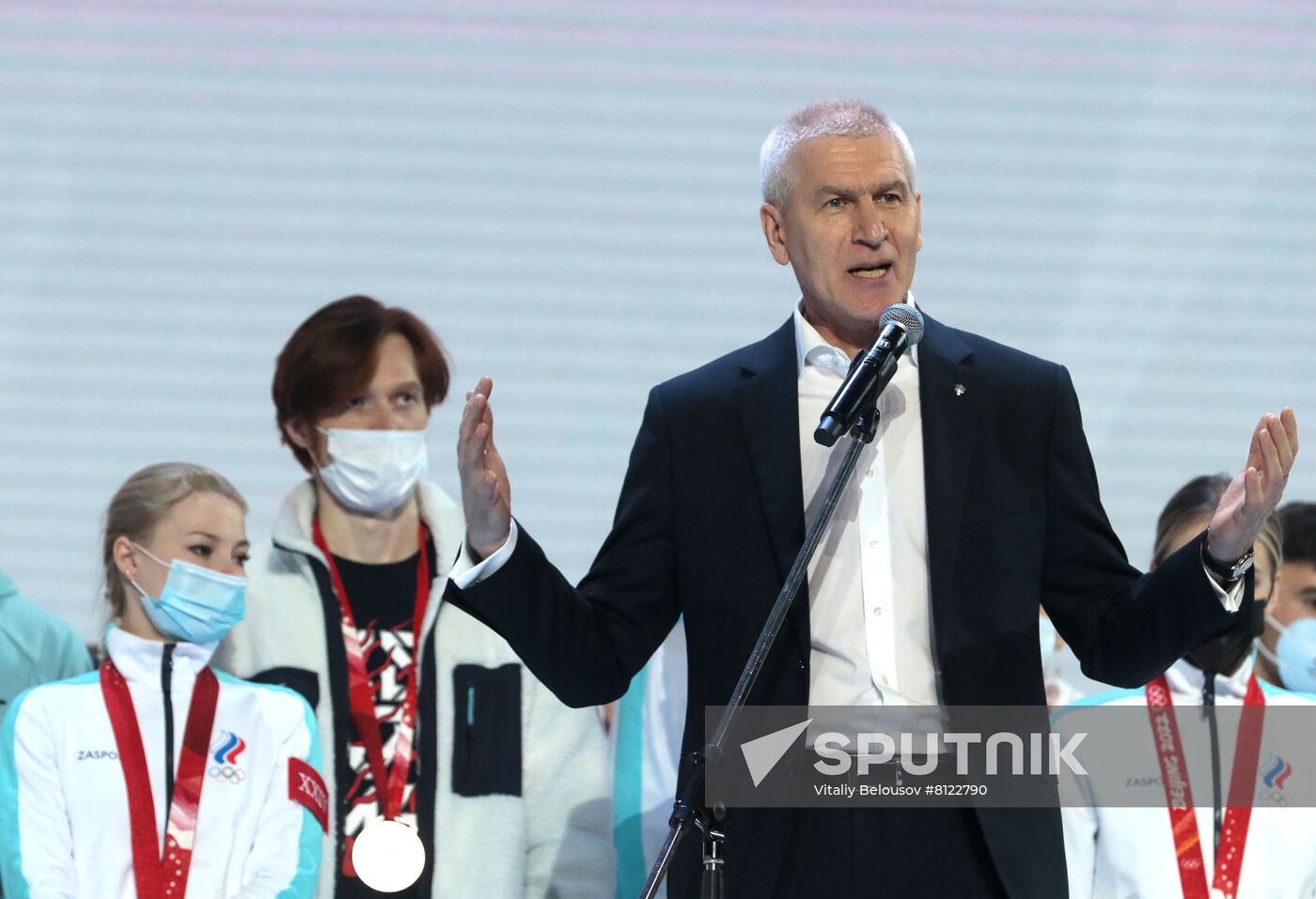 Russia Olympics 2022 Athletes Arrival