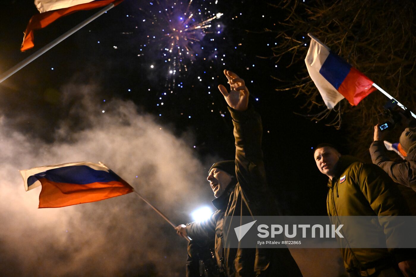 Ukraine DPR LPR Independence Celebration