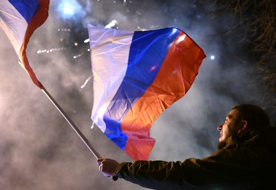 Ukraine DPR LPR Independence Celebration