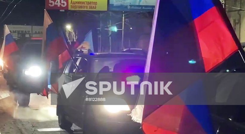 Ukraine DPR LPR Independence Celebration