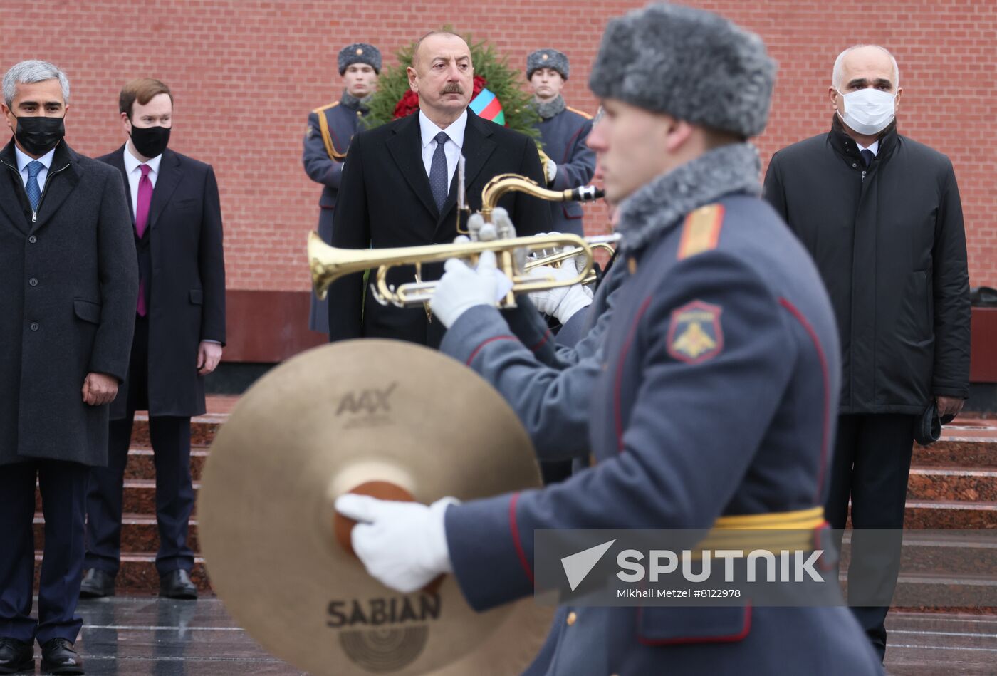 Russia Azerbaijan Wreath Laying