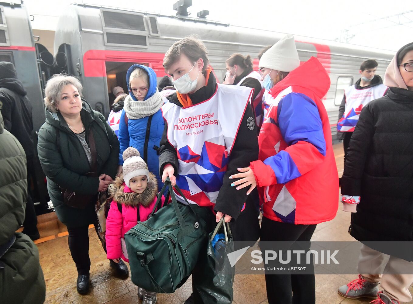 Russia LPR DPR Evacuees