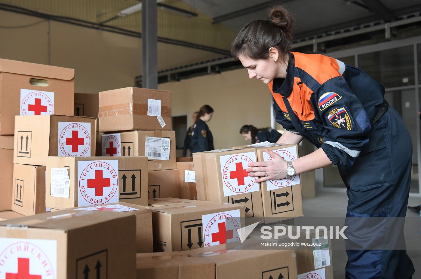 Russia Ukraine Tension Evacuees Humanitarian Aid