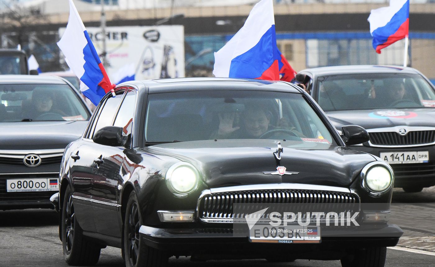 Ukraine DPR LPR Independence Celebration