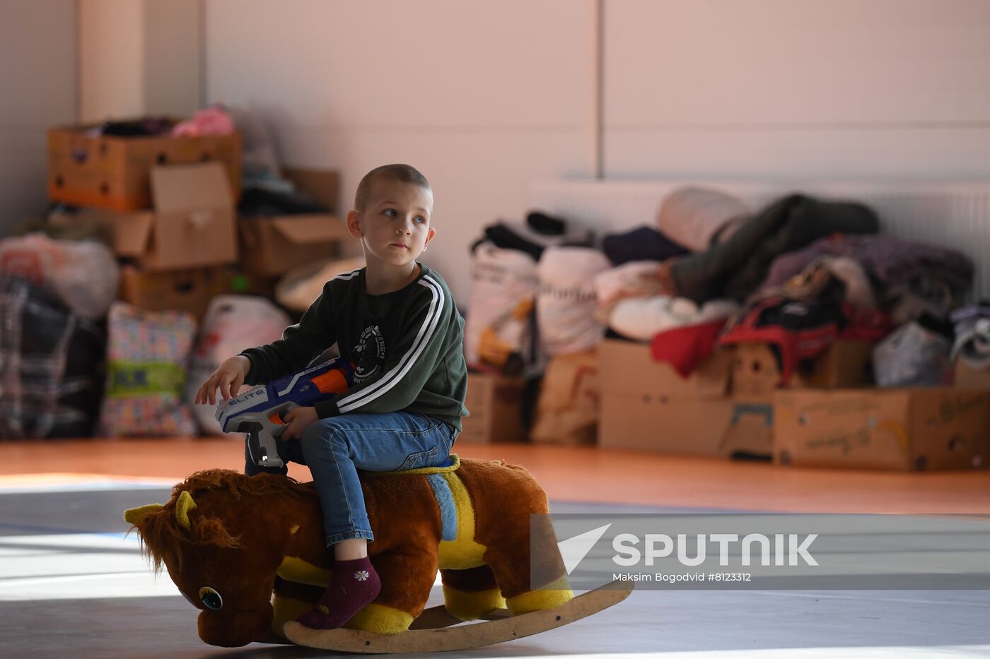 Russia LPR DPR Evacuees