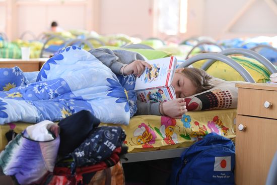 Russia LPR DPR Evacuees