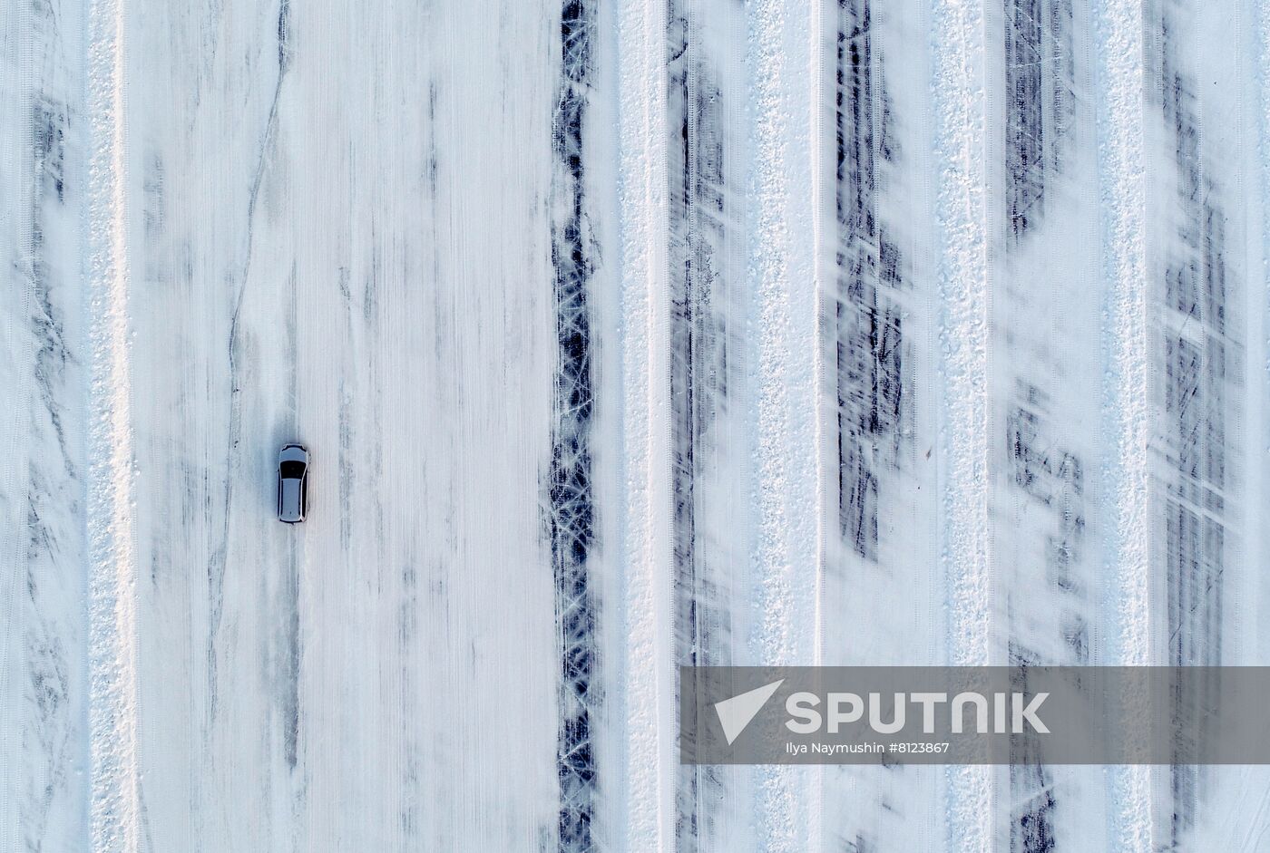 Russia Yenisei Ice Crossing