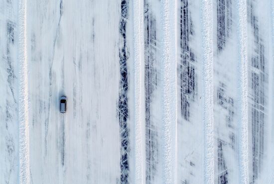 Russia Yenisei Ice Crossing