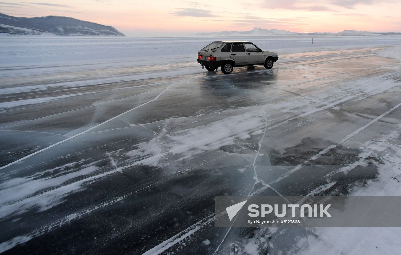 Russia Yenisei Ice Crossing