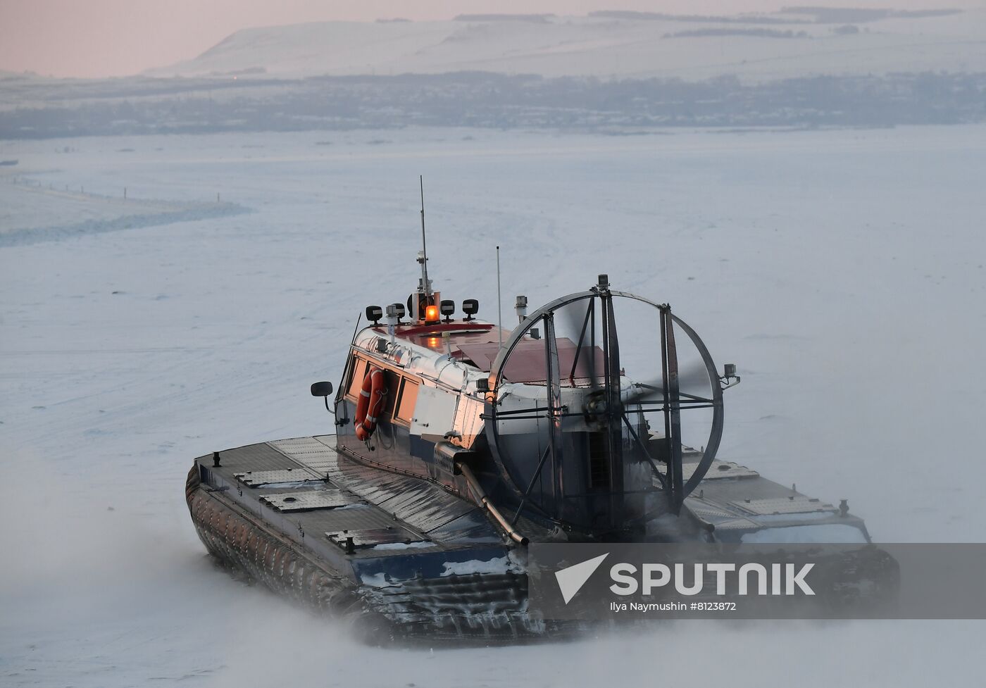 Russia Yenisei Ice Crossing