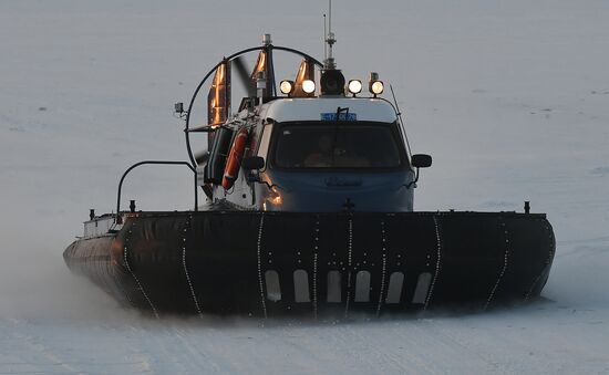 Russia Yenisei Ice Crossing