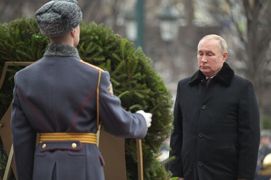 Russia Putin Fatherland Defender Day