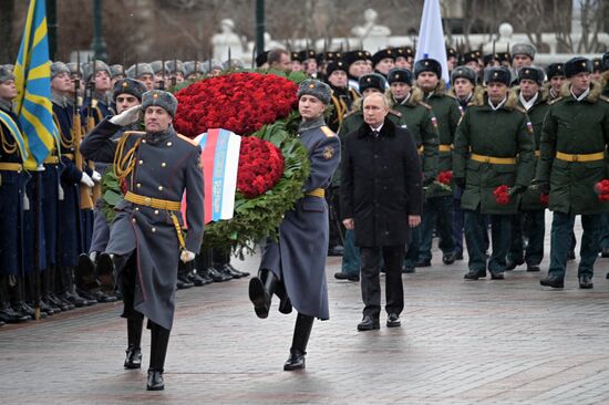 Russia Putin Fatherland Defender Day