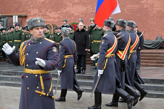 Russia Putin Fatherland Defender Day