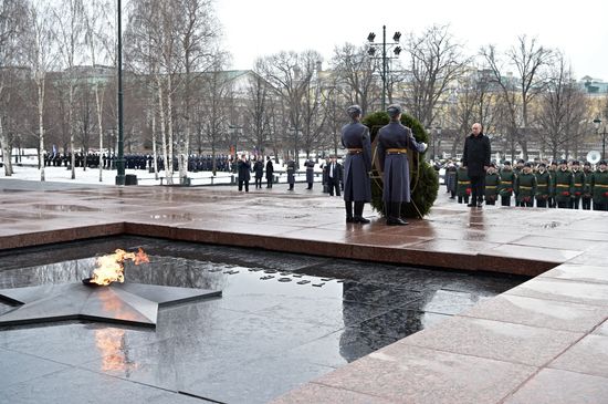 Russia Putin Fatherland Defender Day