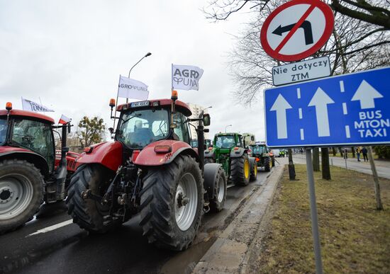 Poland Farmers Protest