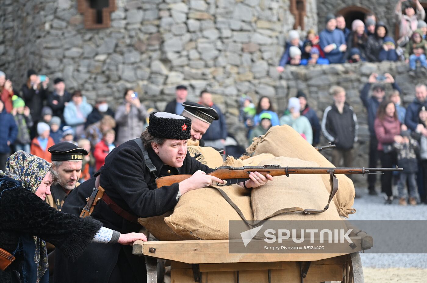 Russia Civil War Reenactment