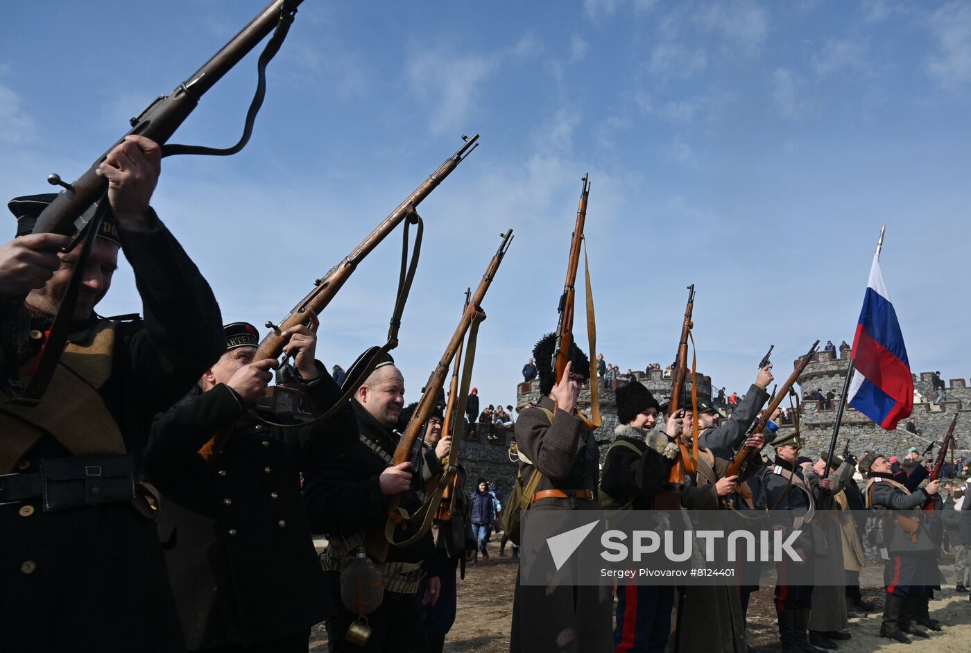 Russia Civil War Reenactment