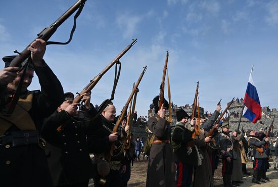 Russia Civil War Reenactment