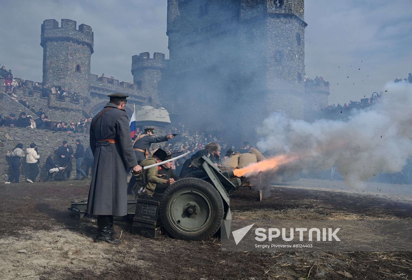 Russia Civil War Reenactment