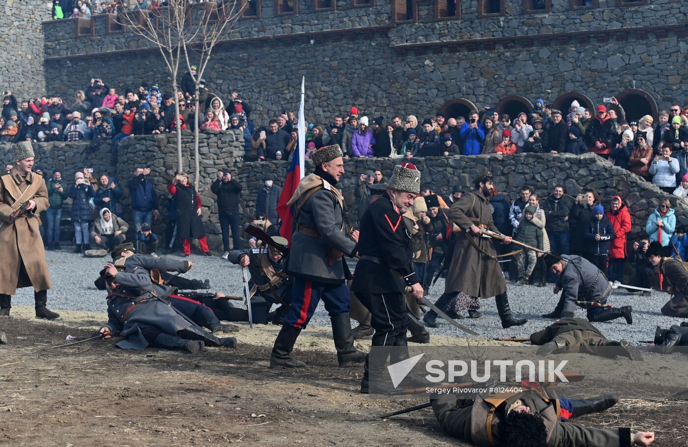 Russia Civil War Reenactment