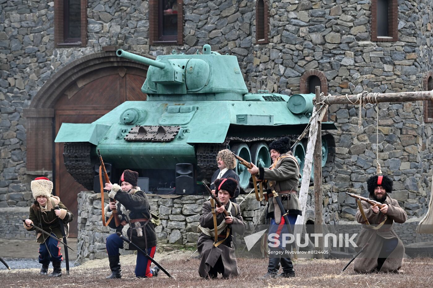 Russia Civil War Reenactment