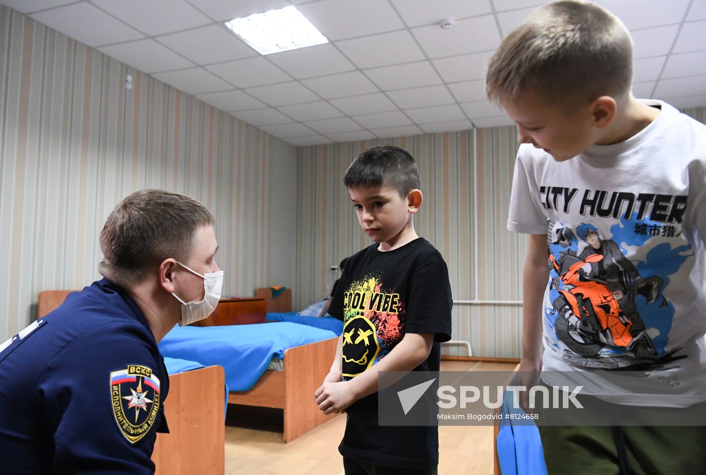 Russia LPR DPR Evacuees