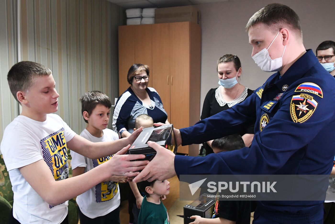 Russia LPR DPR Evacuees