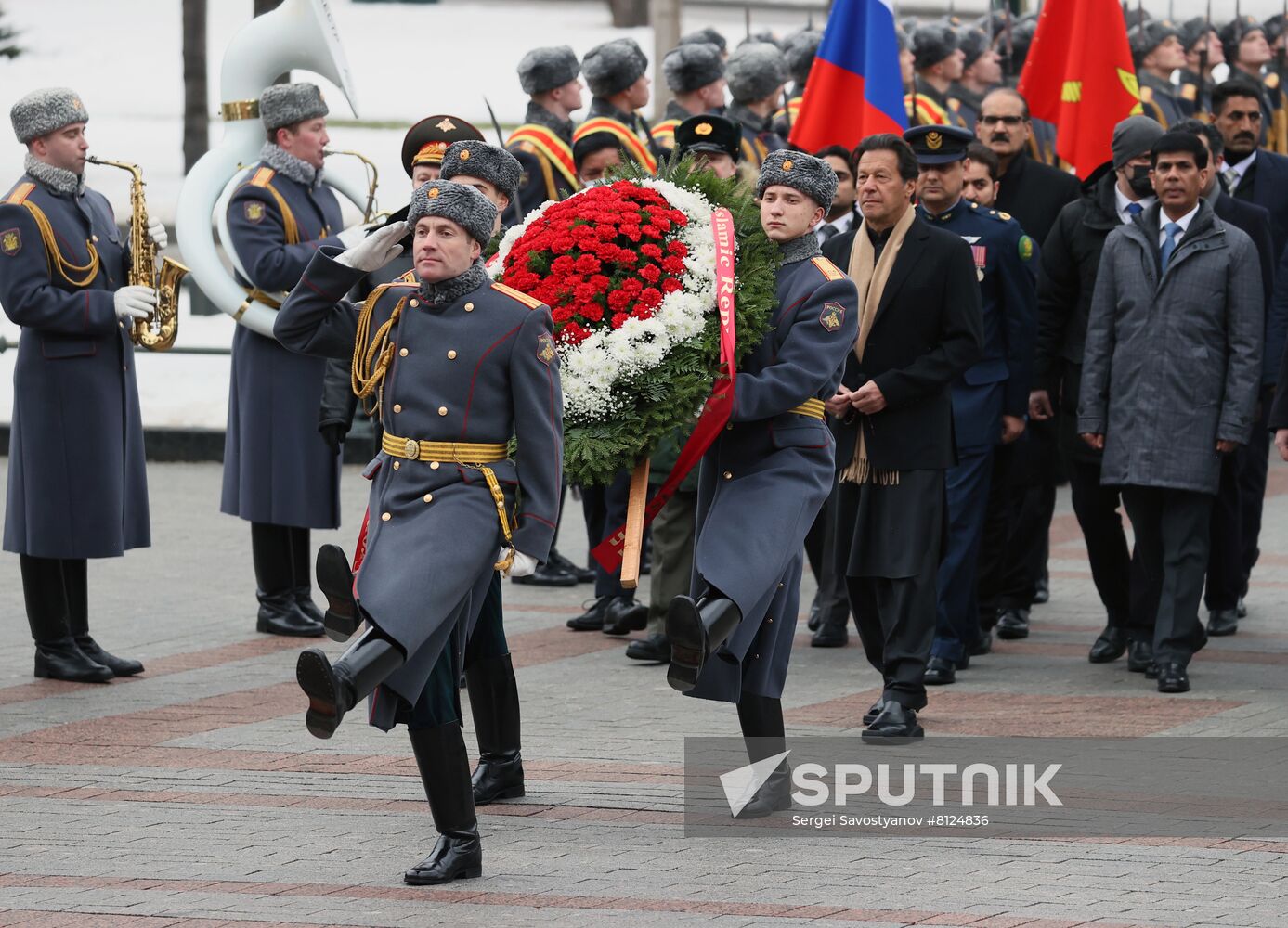 Russia Pakistan Wreath Laying