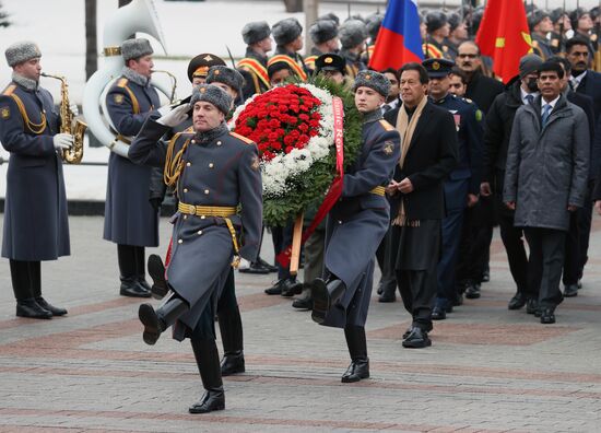 Russia Pakistan Wreath Laying