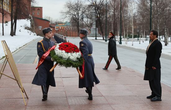 Russia Pakistan Wreath Laying