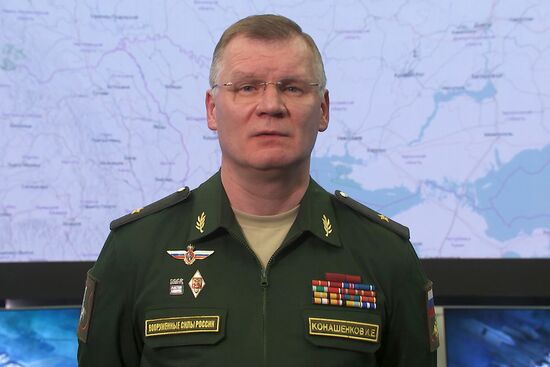 Russia Defence Ministry Briefing