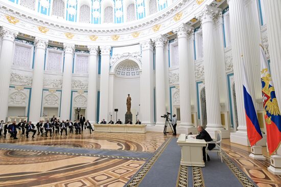 Russia Putin Businesspeople