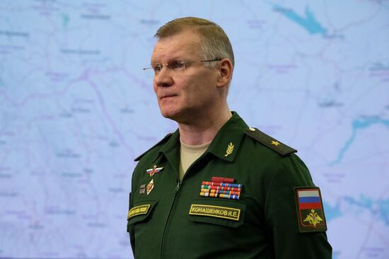 Russia Defence Ministry Briefing