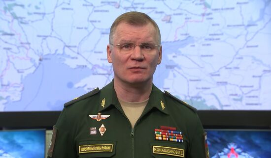Russia Defence Ministry Briefing